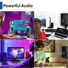 Gemini Smx-5bt 5  Bluetooth Studio Monitors 200w Trs rca aux Active passive Pair