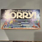 Vintage 1972 Sorry Board Game By Parker Brothers Complete In Original Box