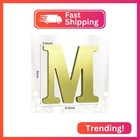 Aocean 6 Inch Golden Wood Letters Unfinished Wooden Letters For Wall Decor Decor