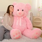 Tezituor Giant Teddy Bear 5 Feet Big Pink Stuffed Animal Stuffed Bears  Valen   