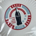 Set Of 4 Coca-cola Coke Americana Melamine Plates New In Package