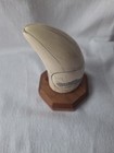 Gh Cook Co Fine Art Sculptures Faux Whale Tooth Ornament Sailing Ship Design 