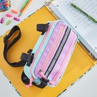 Bar Bag Pencil Pouch  Purple And Green Color  Multi-purpose Pouch