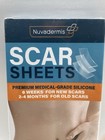 Nuvadermis Premium Medical Grade Silicone Scar Sheets  Tape  Strips 4 Sheets New