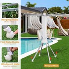 4-legged Clothes Drying Rack Foldable  Outdoor Portable Laundry Drying Rack