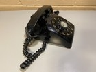 Excellent Vintage Western Electric Black Classic Rotary Dial Desk Phone 1956