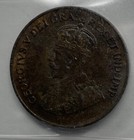 1923 Key Date Canada Small Cent Iccs Certified Ms-60 Brown   c488