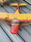 Lot Of 2-vintage Balsa Wood Airplanes  Wings Are 32    And 54     For Repair