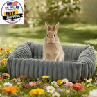 Soft Small Pet Bed - Cozy Hamster Rabbit Guinea Pig Sleeping Nest  Machine Washa