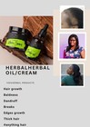 Herbal Herbal Hair Cream  And  Herbal Herbal Scalp Oil