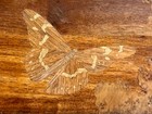 Antique   mile Gall   Signed Burl Wood Marquetry Tray C  1900 French Art Nouveau