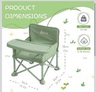 Portable Baby Chair portable 3-in-1 Baby Booster Seat With Tray 