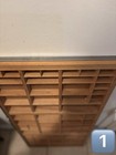 Vtg Hamilton Type Letterpress Printers Drawer Wood Type Case Shadow Box Dispay