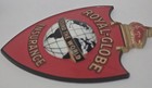 Vintage Royal Globe Insurance Sign Plaque Kcs Advertising Wall Decor