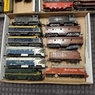 Vintage Ho Scale Model Trains  62 Mixed Die Cast And Plastic Includes 8 Engines