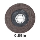 10 Pack 40 Grit Premium Zirconia Flap Disc Sanding Grinding 4-1 2 In    7 8 In