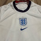 England National Football Team Jersey Home Shirt Nike Dri Fit Men   s Large Soccer