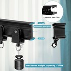 Riel De Cortina Flexible  Riel De Techo De 20 Pies Para Cortinas