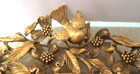 Vintage Matson Design Gold Scrolled Scalloped Vanity Tray Large 21x15