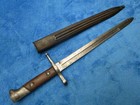 Original Ww2 M1891 Italian Carcano Bayonet And Metal Scabbard Maker Gnutti