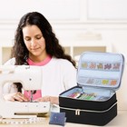 Sewing Supplies Organizer Bag 11 5 x 8 x 6  Sewing Box For Women Sewing Organ   