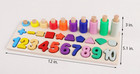 Montessori Number Puzzles For Toddlers - Wooden Educational Preschool Shape