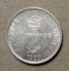 B068 Canada-brit  West Indies 1822 Quarter Dollar Charlton Nc-1b1 Km-3  Au Detal