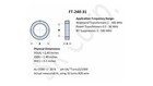 Ft-240-31 Ft240-31 Ferrite Toroid Core   Large Toroid