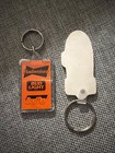 Vintage Budweiser Keychains Bud Bowl Blimp And Monster Party