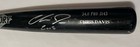 Chris Davis 2008 Game Used Rookie Bat signed And Inscribed rangers orioles Rare 