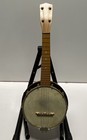 Vintage Banjo Ukulele Banjolele 4-string With Resonator Case And Songbook