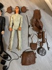 Vtg Lot Marx Johnny West 5 People 50 accessories Harness Bedroll Binoculars More