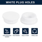 4 X White Plug Holes Rubber Button Plug For 38mm   1 5  Hole