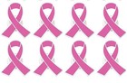 Breast Cancer Awareness Pink Enamel Ribbon Lapel Pin
