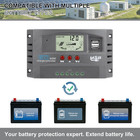 60a 100a Mppt Solar Charge Controller 12v 24v Pv Battery Regulator With Usb New