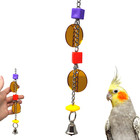 1747 Bead Mirror Small Medium Bird Toy Parrot Cage Craft Toys Cages African Grey