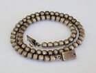 Vintage Sterling Silver Mexico Taxco 6mm Ball Bead Chain Necklace 17   
