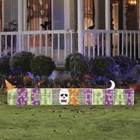 7  Trick Or Treat Yard Art Halloween Led Lighted Outdoor Holiday Lawn Decor