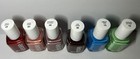 Essie Nail Polish New Lot Of 6 Red Pink Tan Brown Blue Green