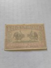 Vintage antique Un-glued Swedish Matchbox Label  cockfight  Rooster Safety Match