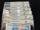 Zimbabwe 100 Trillion Dollar Banknote Currency Pmg 67 Epq Certified Authentic