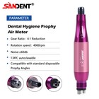 360   Swivel Dental Hygiene Prophy Handpiece Air Motor 4 Holes W  4 1 Nose Cone S