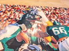 Vintage Early 90s Michigan State University Spartans Football Poster Rare 24x36