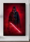 Darth Vader Red Lightsaber Star Wars Character Art Poster