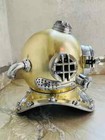 Full 18  Diving Helmet Navy Mark V Deep Sea Divers Morse Antique Divers Helmet