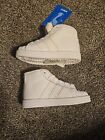 Adidas Pro Model Shell Toe High Top Sneakers By4398 Toddler Size 6k White