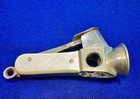 Antique Pfeil   Co Germany Mother Of Pearl V Cigar Cutter Watch Fob Pocket Tool