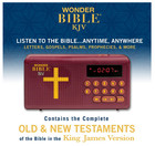 Wonder Bible Kjv Talking Audio Bible Player King James Version New
