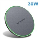 30w Fast Wireless Charger Mat Charging Pad For Samsung Galaxy S25 Note20 Z Flip6