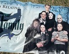 Rare 1991 Large Vinyl Movie Theater Poster The Addams Family - Huge 9 8 